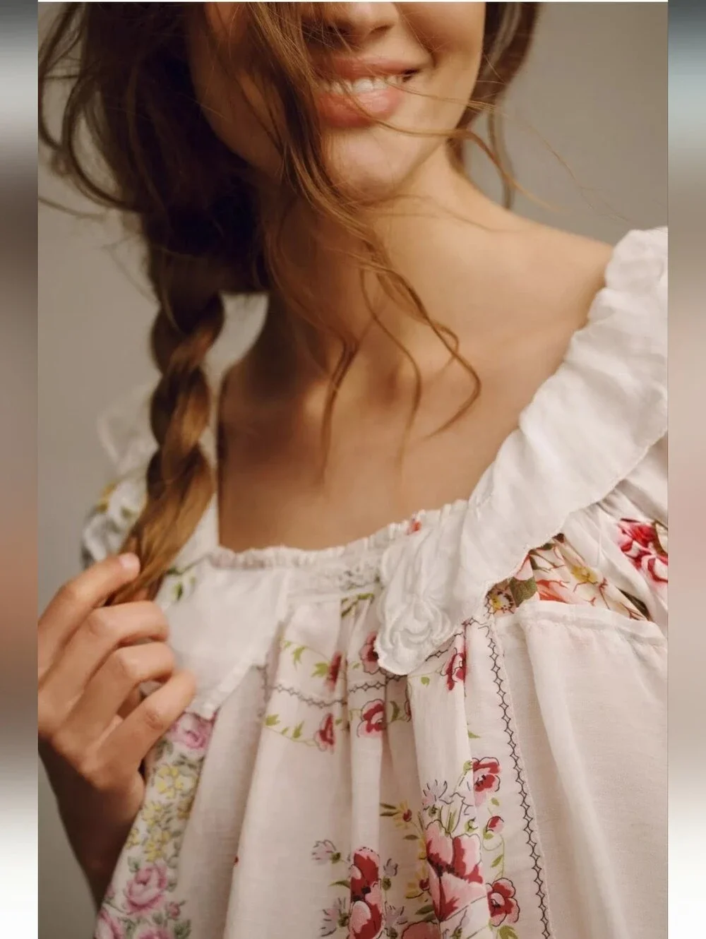 ANTHROPOLOGIE Puff Sleeve Collared French Counyry Top RARE Blogger Fave NWT